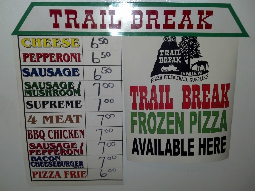 Trail Break Pizza