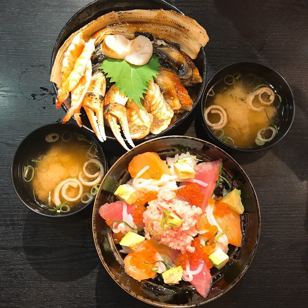Seafood bowl Specialty restaurant Echizen Wakasaya Sanjo